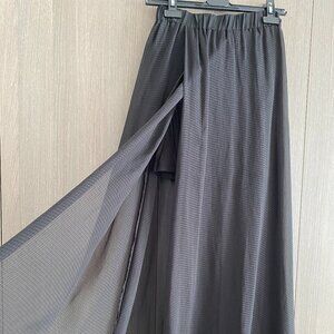 GUESS Black Sheer Maxi Skirt